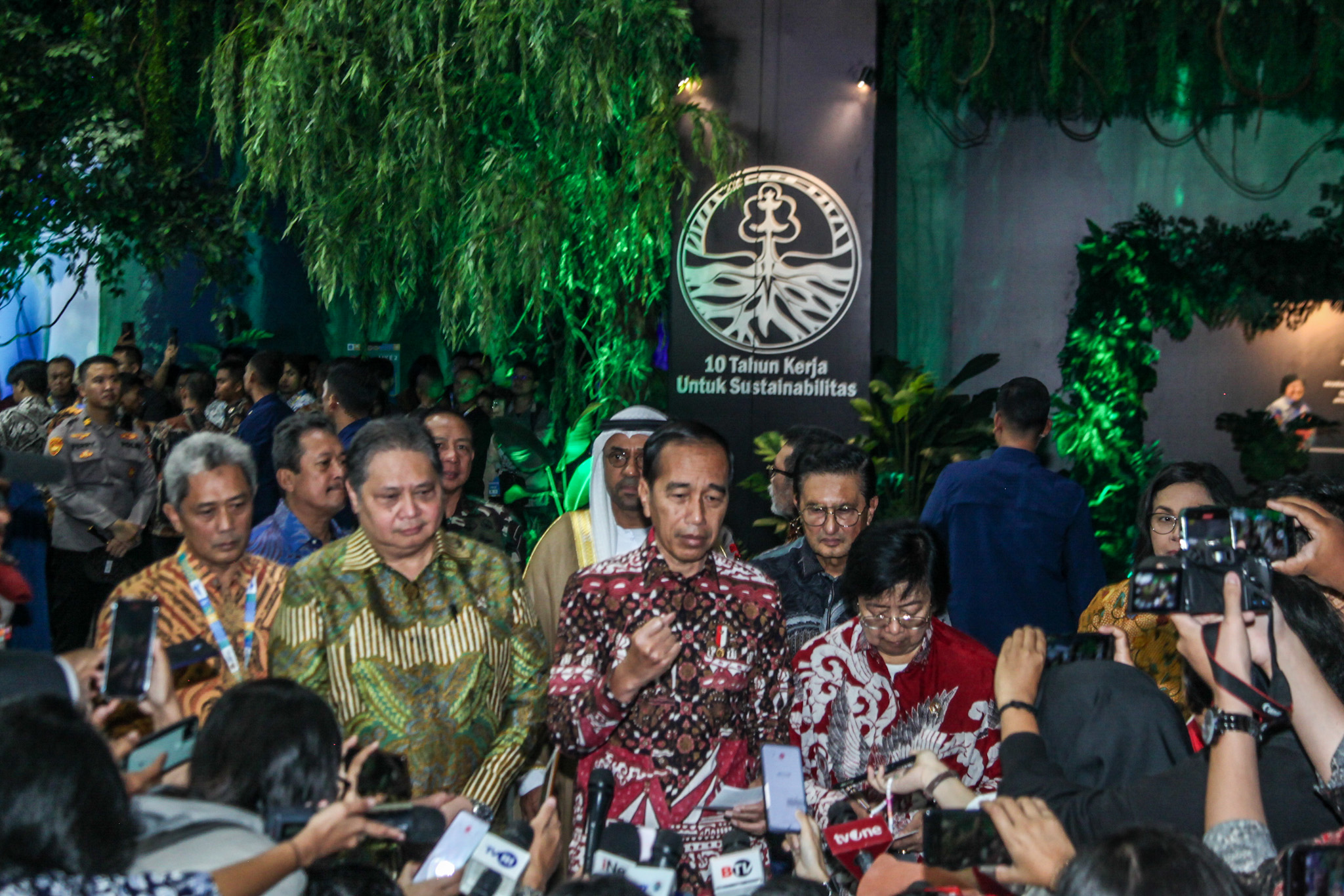 Presiden RI Joko Widodo dihadapan awak media pada Festival LIKE 2 2024 - apakabar.co.id