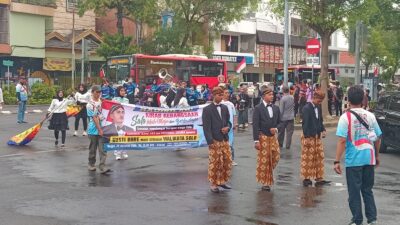 Pegiat Budaya dan Komunitas Seniman Pawai Kebangsaan Dukung Gusti Bhre