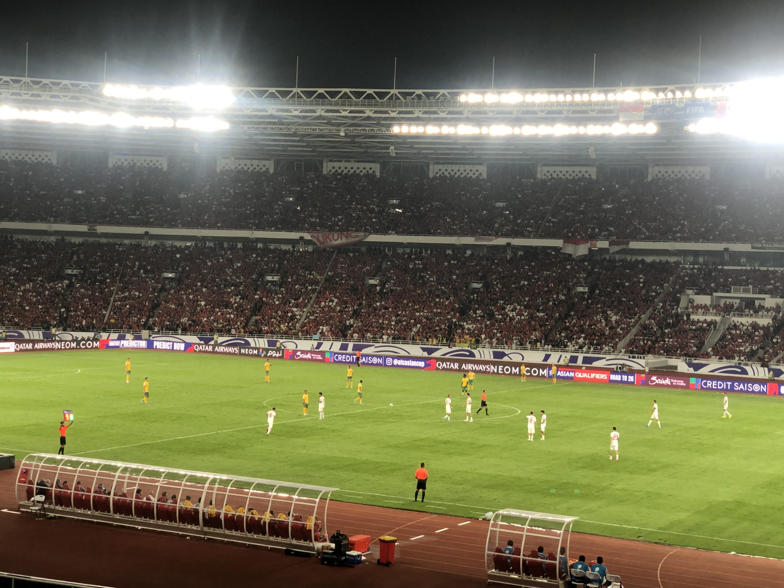 Timnas Indonesia bermain imbang 0-0 melawan Australia di babak pertama lanjutan Kualifikasi Piala Dunia 2026. Foto: apakabar.co.id/DF