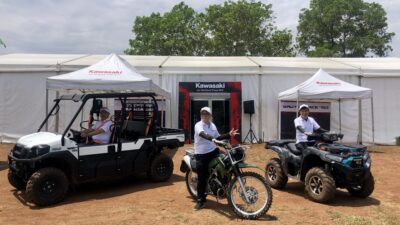 Kawasaki meluncurkan dua kendaraan roda 4 offroad Brute Force 750 dan Mule - apakabar.co.id