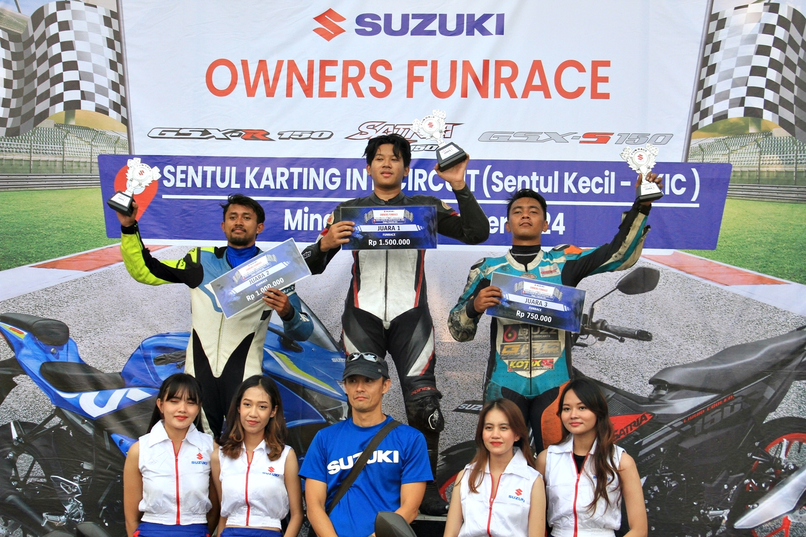 Para pemenang Suzuki Owners Fun Race 2024 - apakabar.co.id