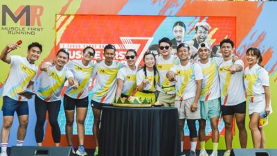 700 Pelari Ramaikan Fun Run 7K di HUT Muscle First Ke-7