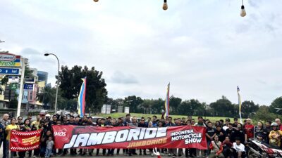 Puluhan Komunitas Motor Ramaikan Jamboride Sambut IMOS 2024