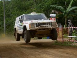 Kendarai Jeep Cherokee, Refly Febriansyah Juara South Borneo Rally 2024