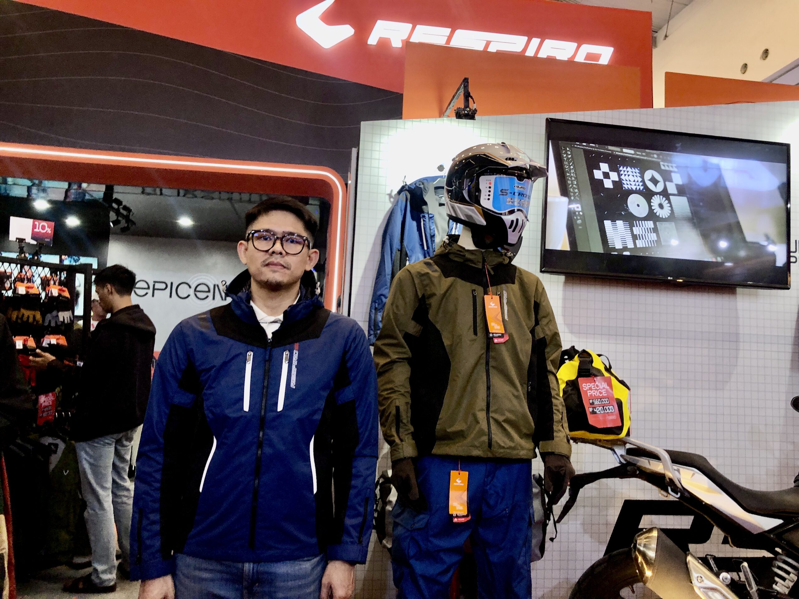 Respiro memperkenalkan jaket touring untuk cuaca panas bernama Threnox di IMOS 2024 - apakabar.co.id