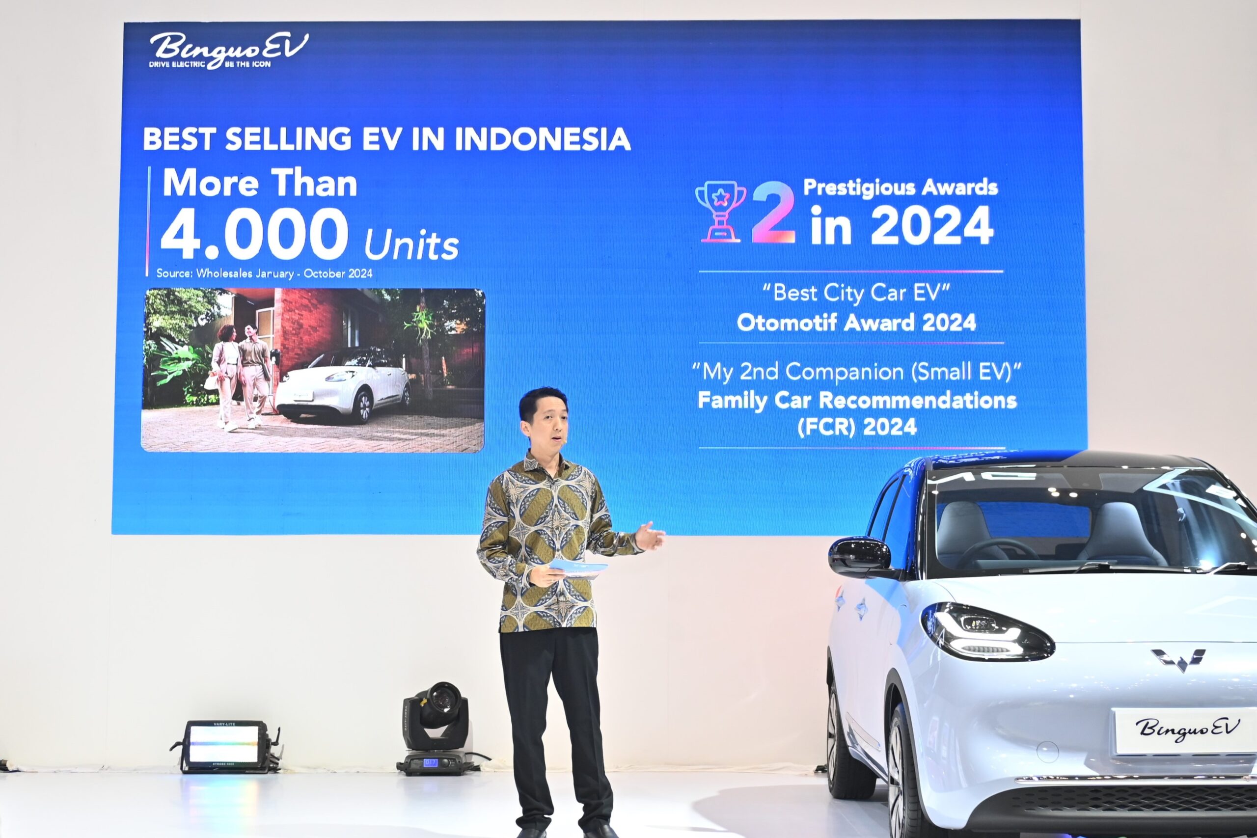 EV kedua Wuling mencatatkan penjualan lebih dari 4.000 unit secara akumulasi dari Jan 2024 hingga Okt 2024 - apakabar.co.id