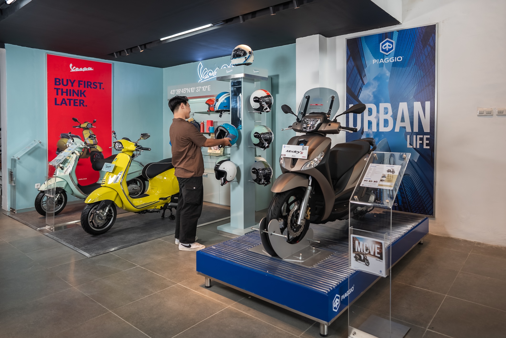 Piaggio Indonesia membuka dealer Motoplex 4 Brands di Balikpapan, Kalimantan Timur - apakabar.co.id