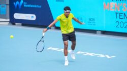 Terkendala Cuaca, Ambisi Rifqi Fitriadi Pupus di Amman Mineral World Tennis Championship 2024