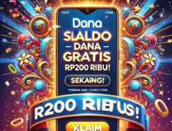 Raih Cuan, Klaim Saldo DANA Gratis Rp 200 Ribu Setiap Hari