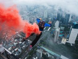 Perdana, Frédéric Fugen Melompat dari Autograph Tower Jakarta dengan Ketinggian 380 Meter