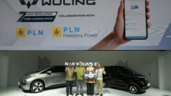 Wuling melakukan penyerahan 2 (dua) unit Air ev secara simbolis kepada PT Haleyora Power - apakabar.co.id