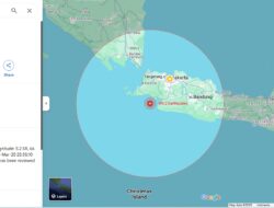 Gempa Bumi Magnitudo 5.2 Guncang Bayah, Terasa Hingga Sukabumi