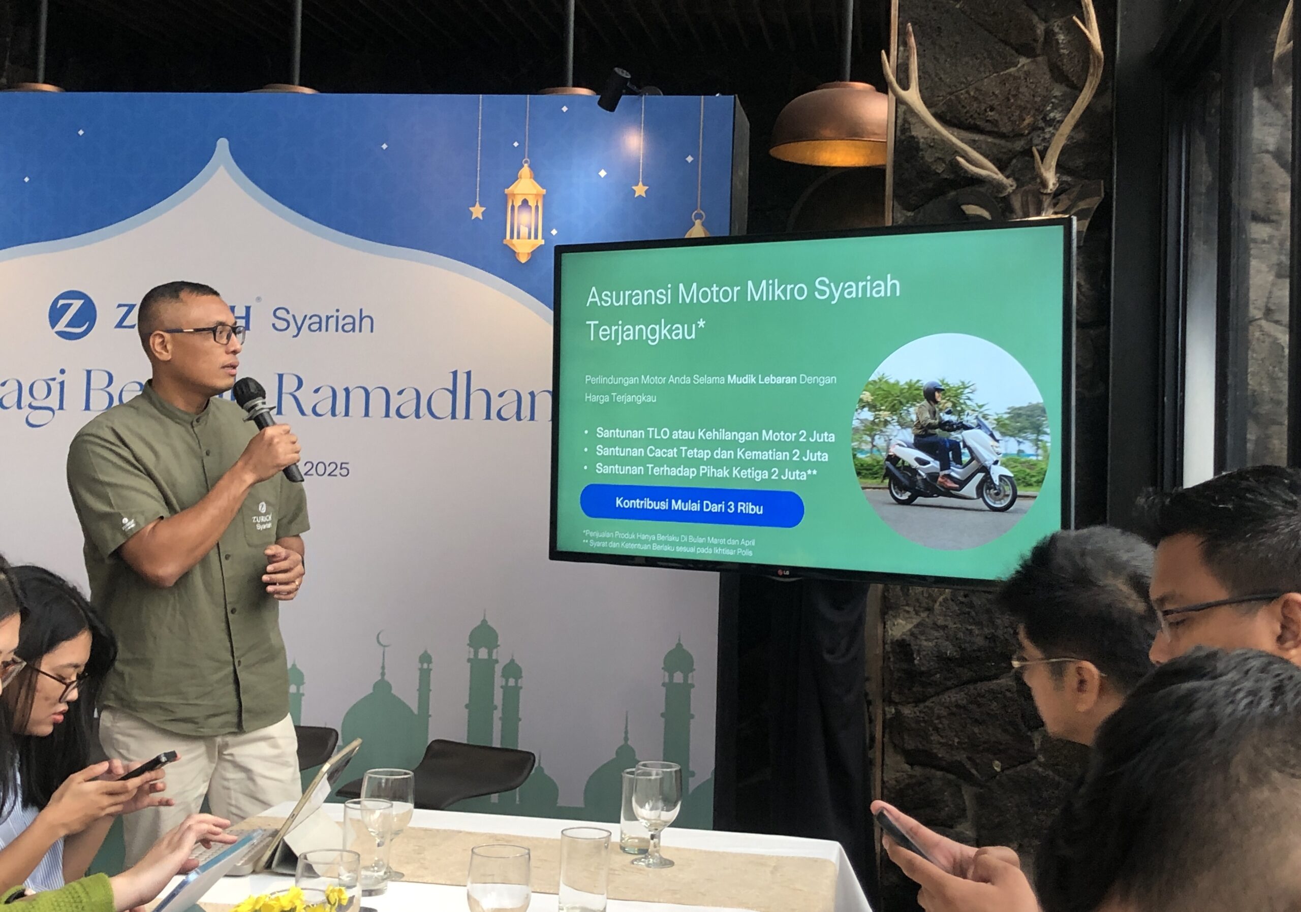 Zurich Syariah Perkuat Melalui Asuransi Mikro Kendaraan Bermotor mulai dari Rp 3000 - apakabar.co.id