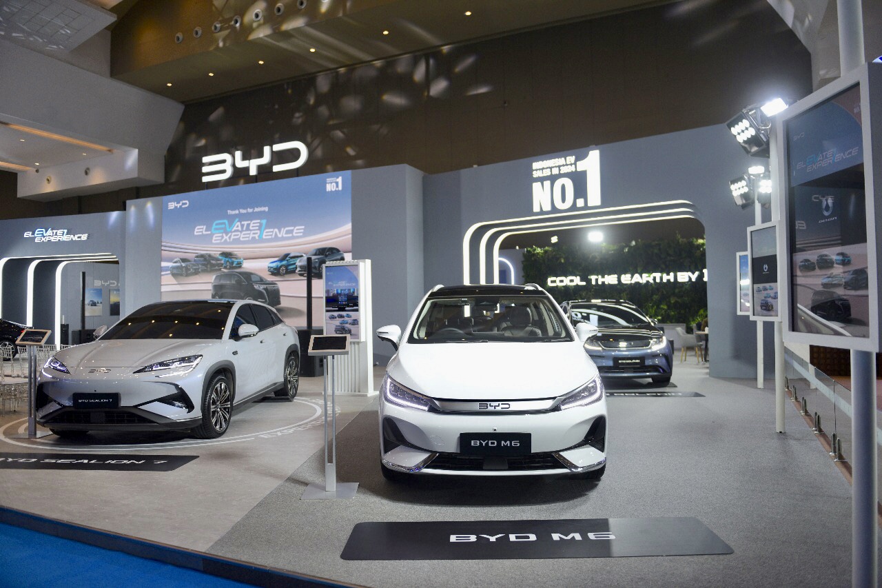 BYD membawa enam produk unggulannya di ajang PEVS 2025 - apakabar.co.id