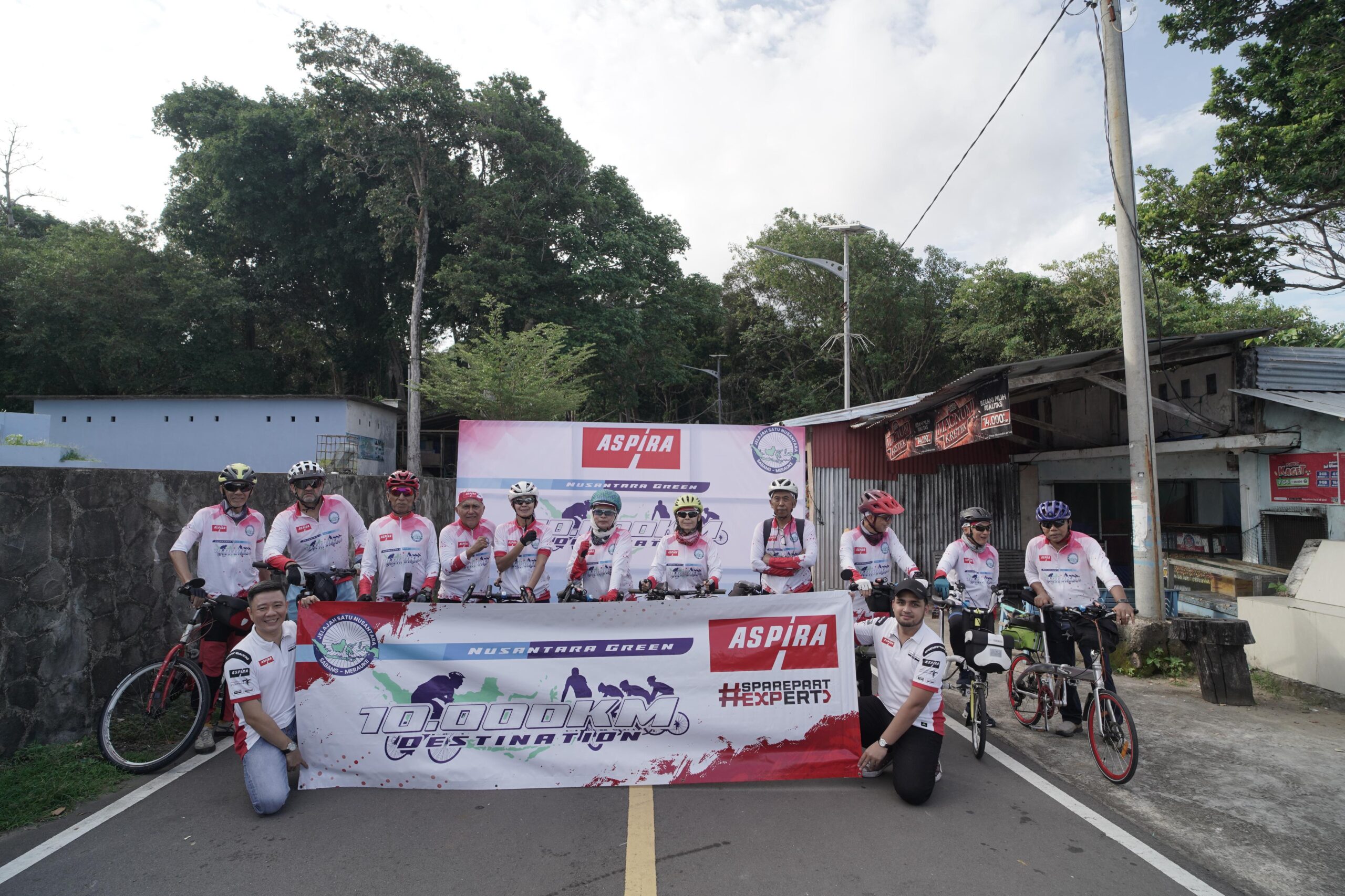 25 tahun Aspira, mendukung kegiatan bersepeda Nusantara Green 10 Ribu kilometer - apakabar.co.id