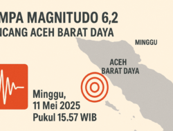 Gempa Magnitudo 6,2 Guncang Aceh Barat Daya, Warga Diminta Tetap Waspada