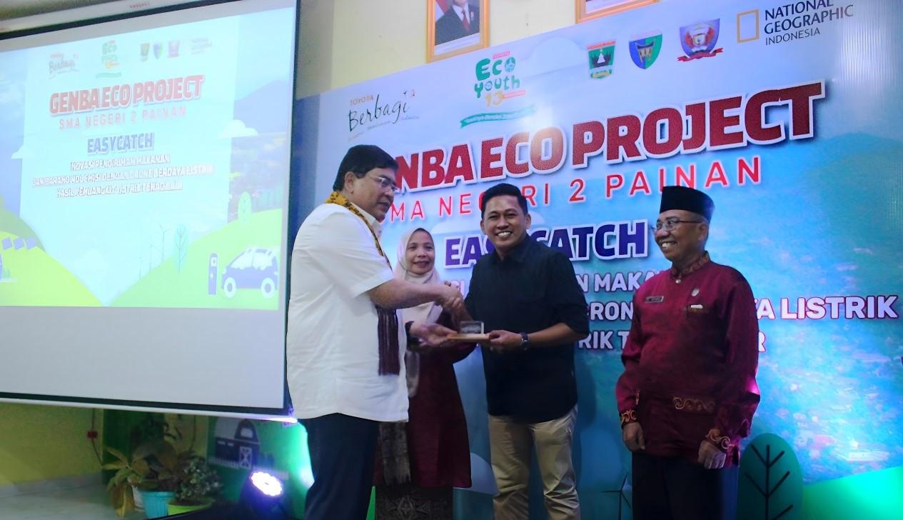 Kegiatan Genba atau pendampingan Toyota Indonesia yang dilakukan ke sekolah finalis di SMAN 2 Pesisir Selatan Kota Padang - apakabar.co.id