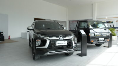 Display kendaraan di diler Mitsubishi Motors Sun Star Motor Sleman - apakabar.co.id