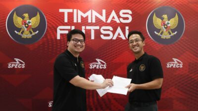 Timnas Futsal Indonesia Tetap Ditemani Specs hingga 2026