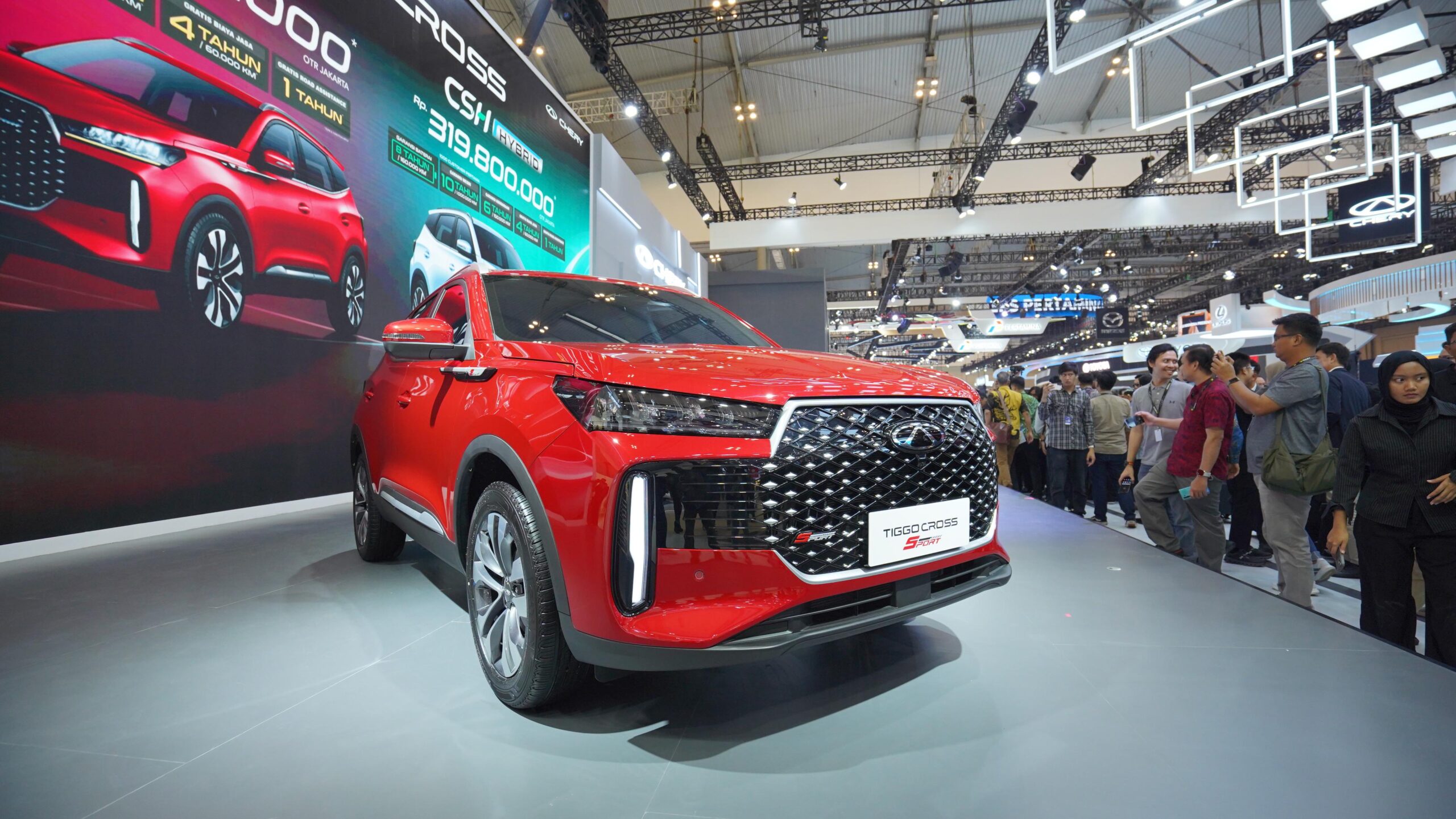 Chery Tiggo Cross CSH Hybrid dan Sport 1.5T resmi diluncurkan pada ajang GIIAS 2025. Foto: apakabar.co.id/DF