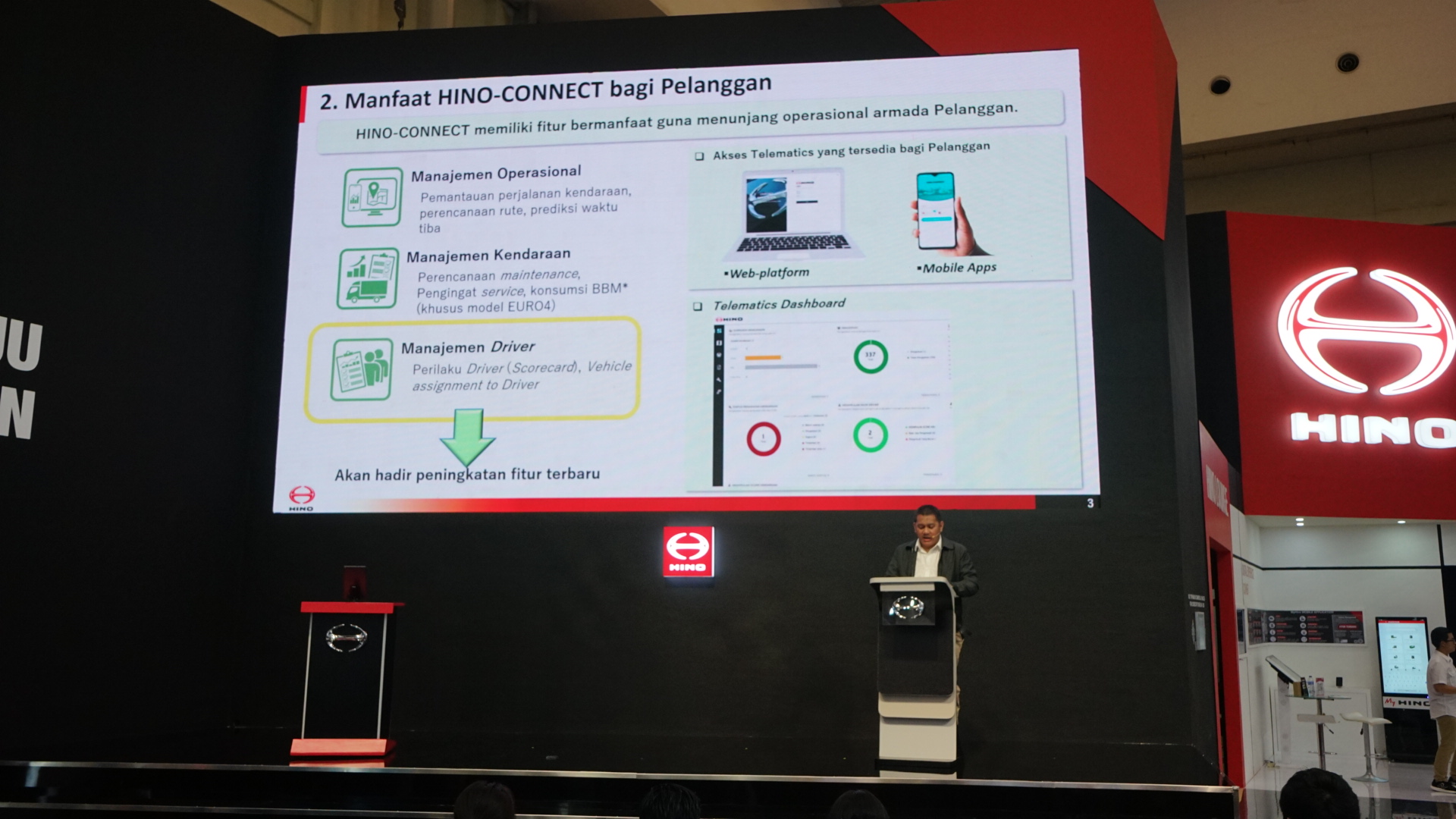 Hino meluncurkan Aplikasi Hino Connect Driver di GIIAS 2025 - apakabar.co.id