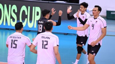Tim Bola Voli Indonesia Bungkam Kamboja 3-0 di SEA V League 2025
