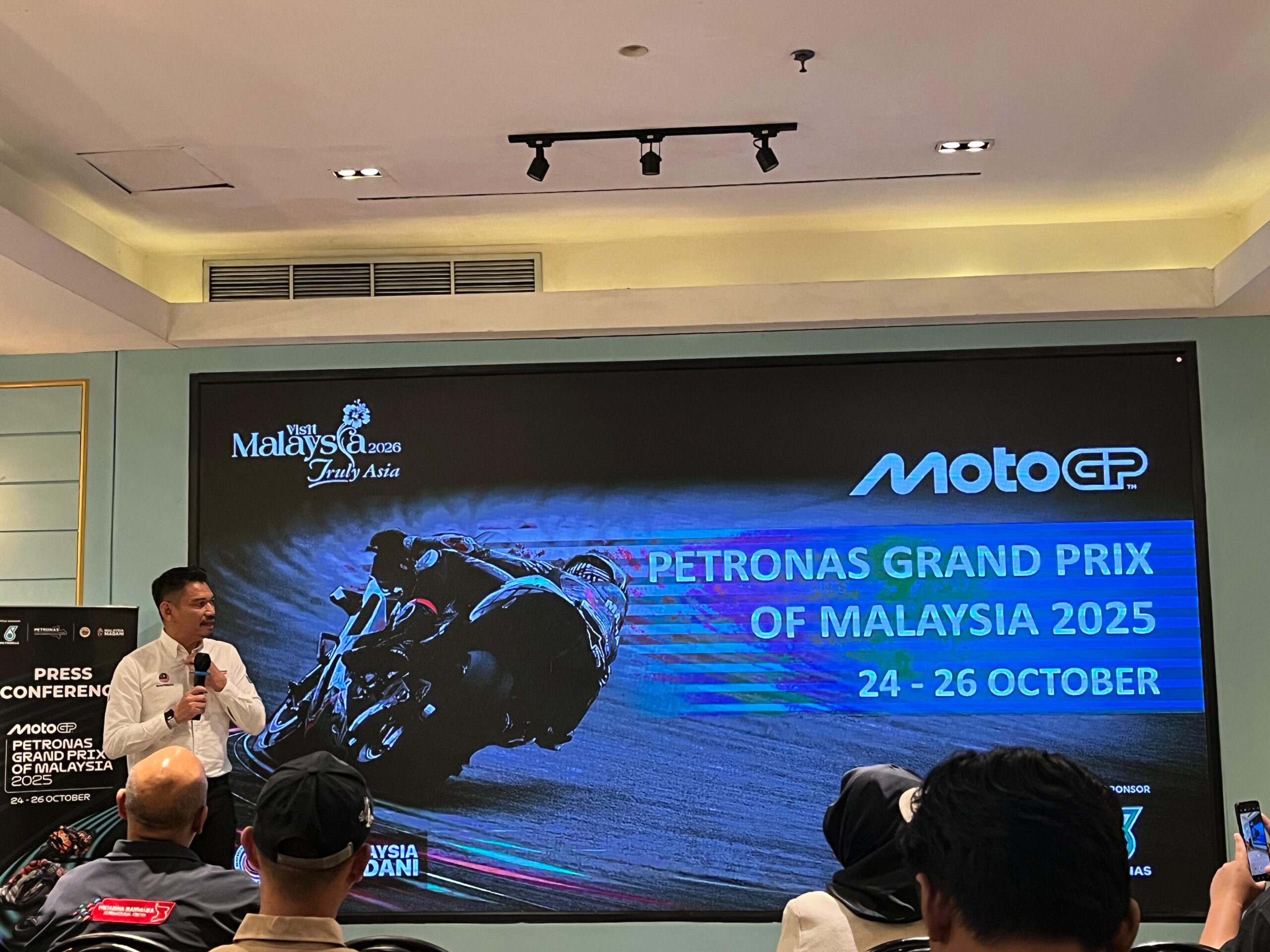 Konferensi pers ajang MotoGP Malaysia 2025 di Jakarta, Selasa (1/7) - apakabar.co.id