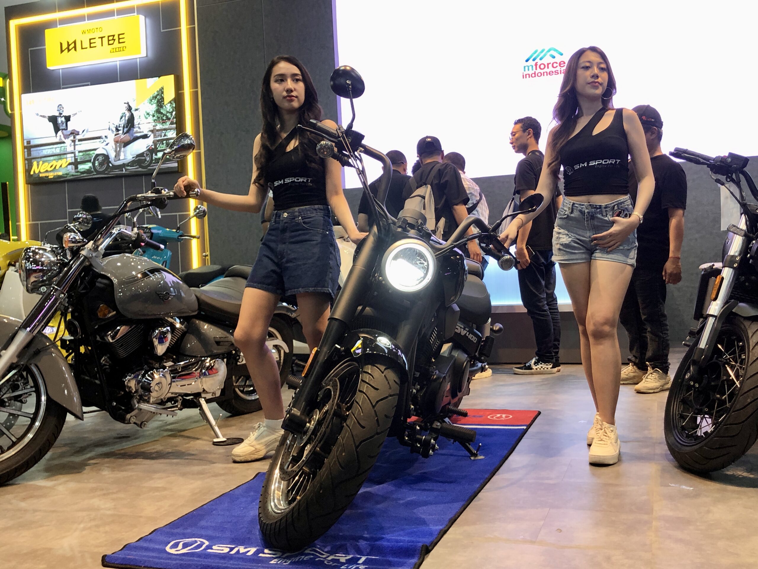 Mforce Indonesia luncurkan motor cruiser SM Sport SV400 di Jakarta Fair 2025 - apakabar.co.id