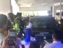 Viral Video Polisi Pukul Mobil, Polres Bontang Buka Suara