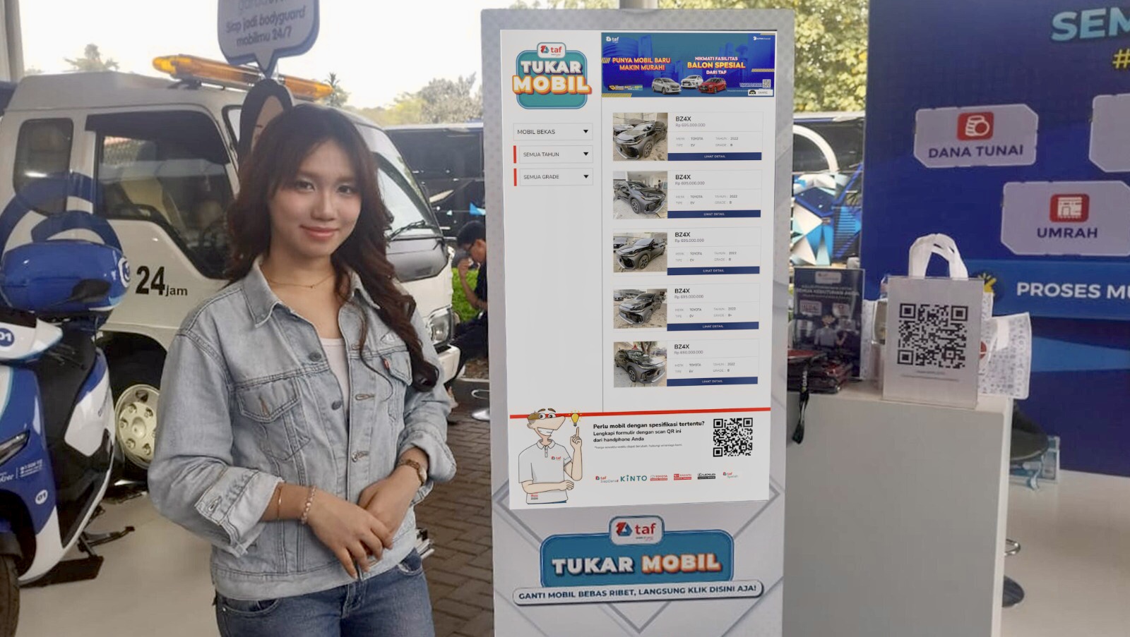 TAF Tukar Mobil Signage hadir di GIIAS 2025 - apakabar.co.id