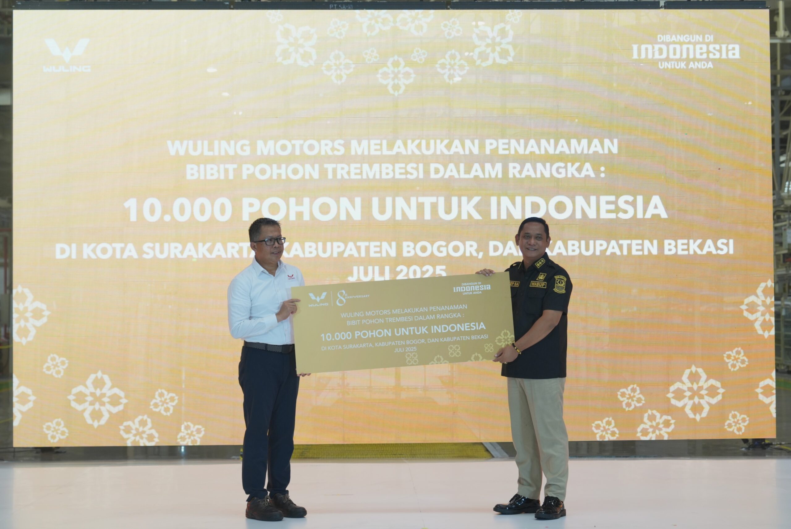 Wuling CSR 10.000 Pohon Untuk Indonesia dalam acara Wuling 8th Anniversary - apakabar.co.id