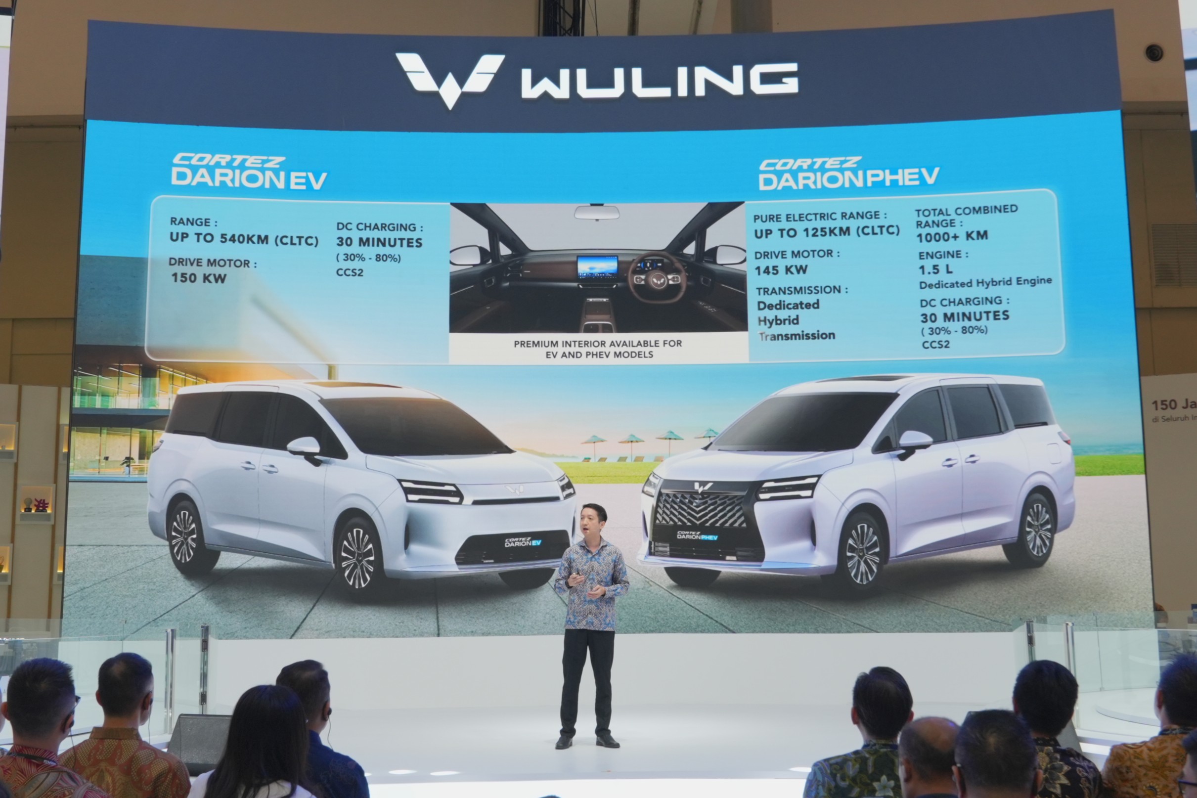 Wuling Cortez Darion tersedia dalam dua jenis pilihan yaitu EV dan PHEV - apakabar.co.id
