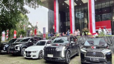 Koleksi kendaraan yang disita KPK saat OTT Wamenaker Noel - apakabar.co.id