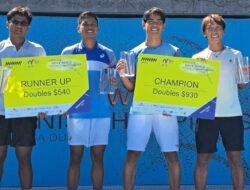 Gunawan/Renaldi Runner-up, Ganda Jepang Juarai Amman Men’s World Tennis Tour Seri Kedua 