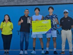 Yusuke Kusuhara/Sunshuke Nakagawa Juara Ganda Putra Seri III M-25 