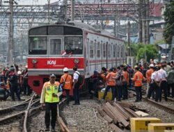 Evakuasi Tuntas, Operasi KRL Bogor-Jakarta Kota Masih Direkayasa