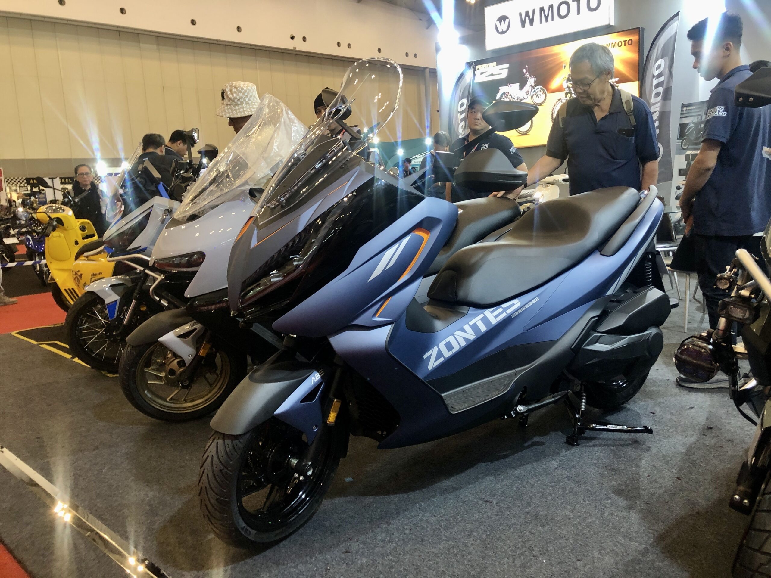 Mforce Indonesia membawa motor Zontes di IMOS 2025 - apakabar.co.id
